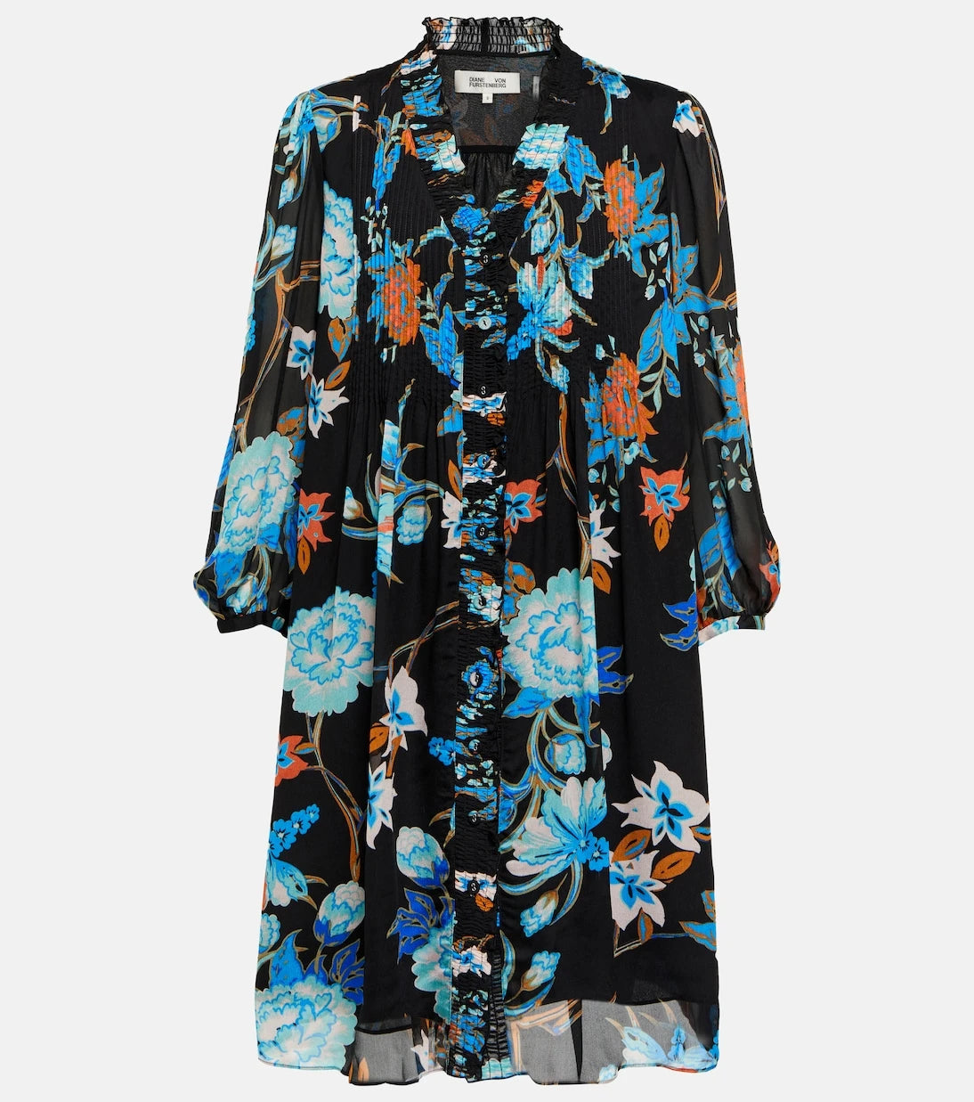 Diane von Furstenberg - Pleated floral dress