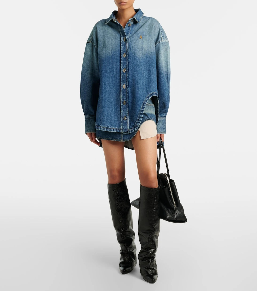 The Attico - Denim shirt