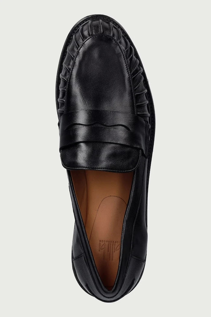 Kadın deri mokasen Black nappa 70