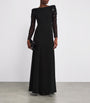Jenny Packham Black Embellished Sylvia Gown