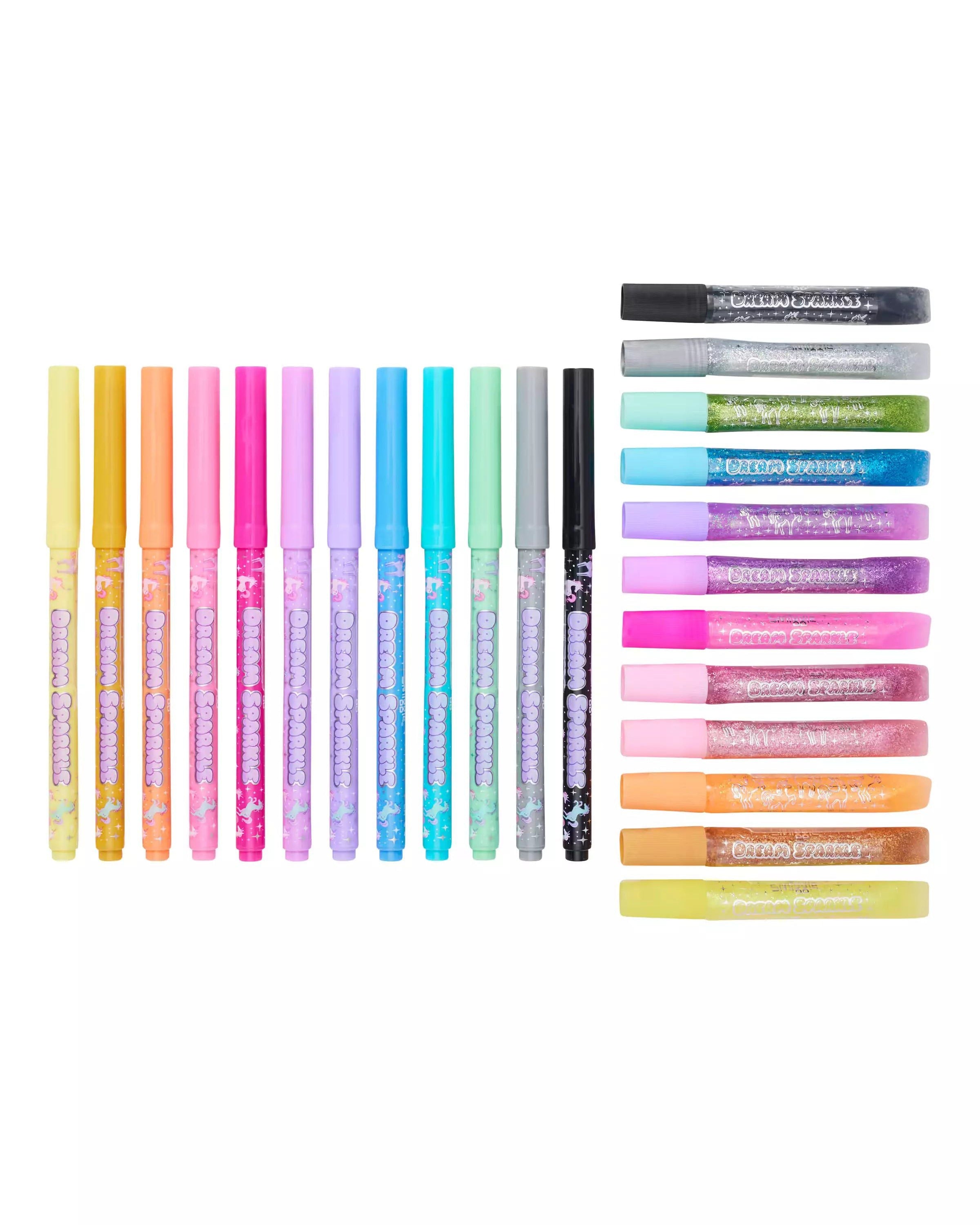 Smiggle - Dream Sparkle Colours and Sparkles Stationery Set