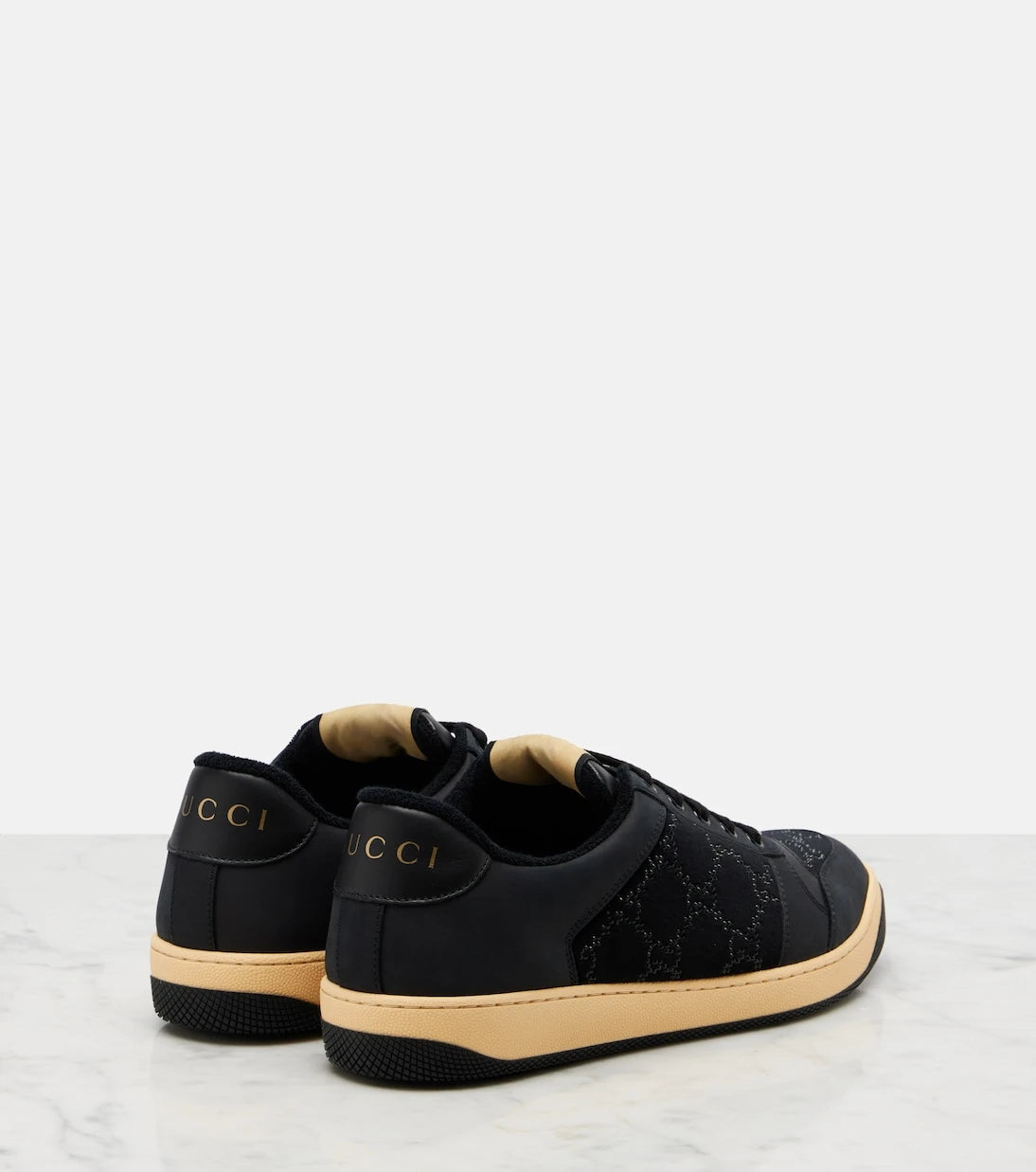 Gucci - Screener leather sneakers
