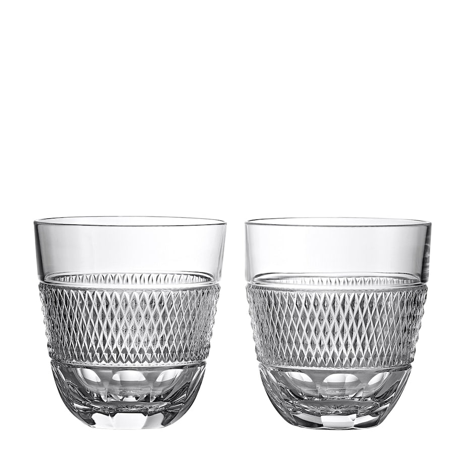 Waterford Set of 2 Crystal Copper Coast Tumblers