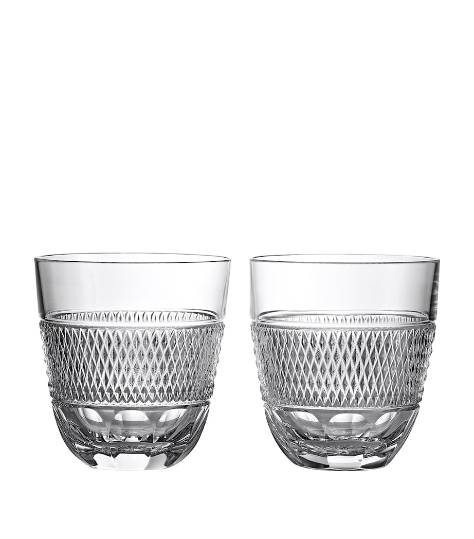 Waterford Set of 2 Crystal Copper Coast Tumblers