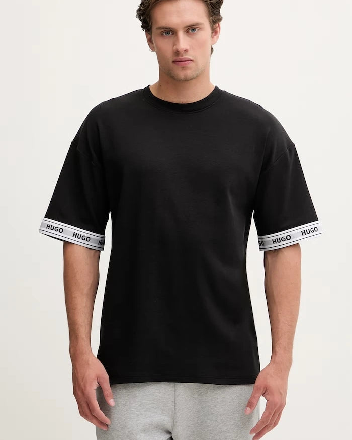 HUGO домашна тениска мъжка от памук с еластан TADE T-SHIRT
