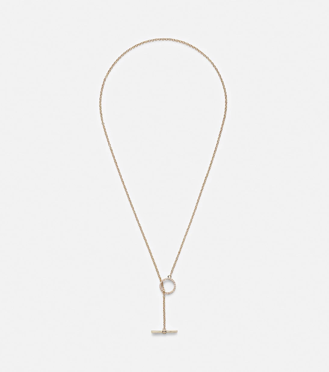 Stone and Strand - 10kt gold necklace with diamonds