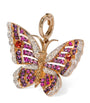 Yellow Gold, Diamond and Gemstone Mythology Butterfly Charm
