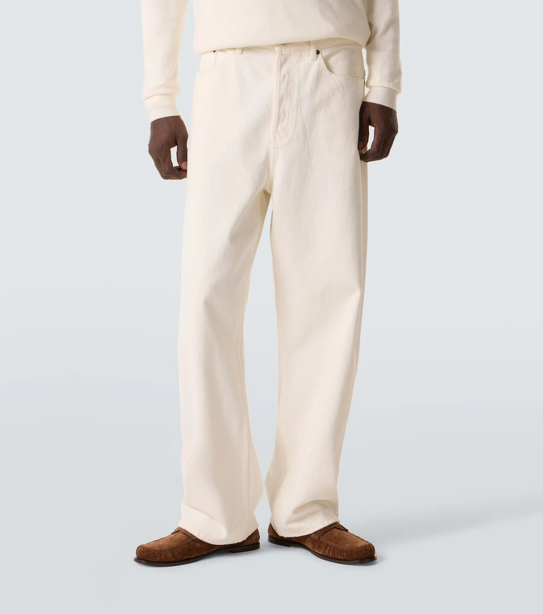Frame - Baggy high-rise wide-leg jeans