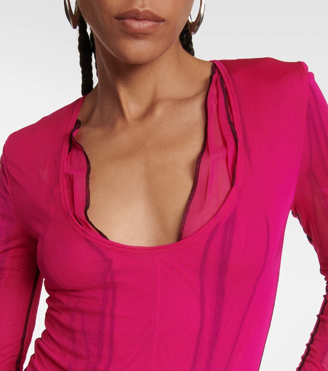 Y/Project - Semi-sheer bodysuit