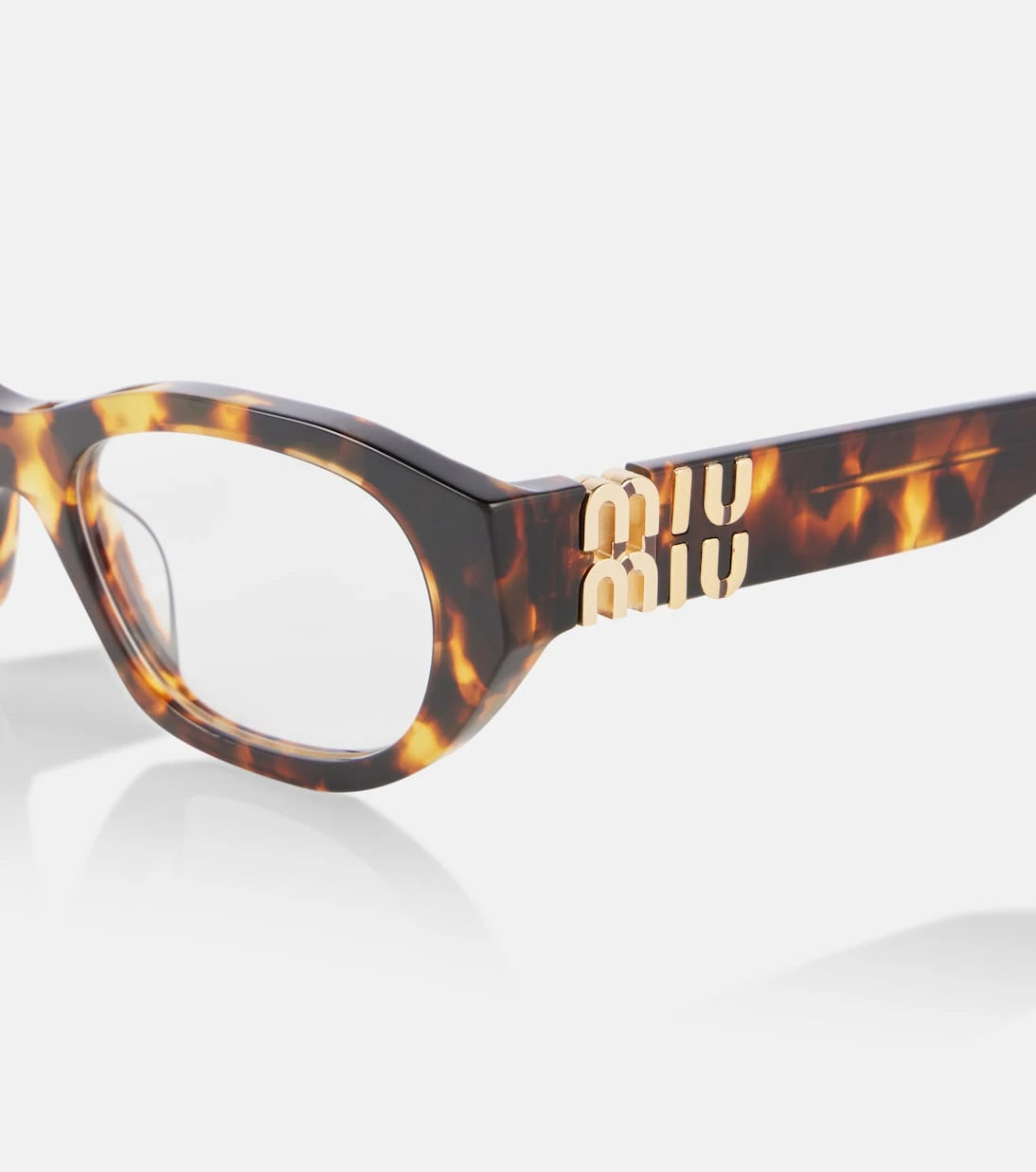 Miu Miu - Logo oval glasses