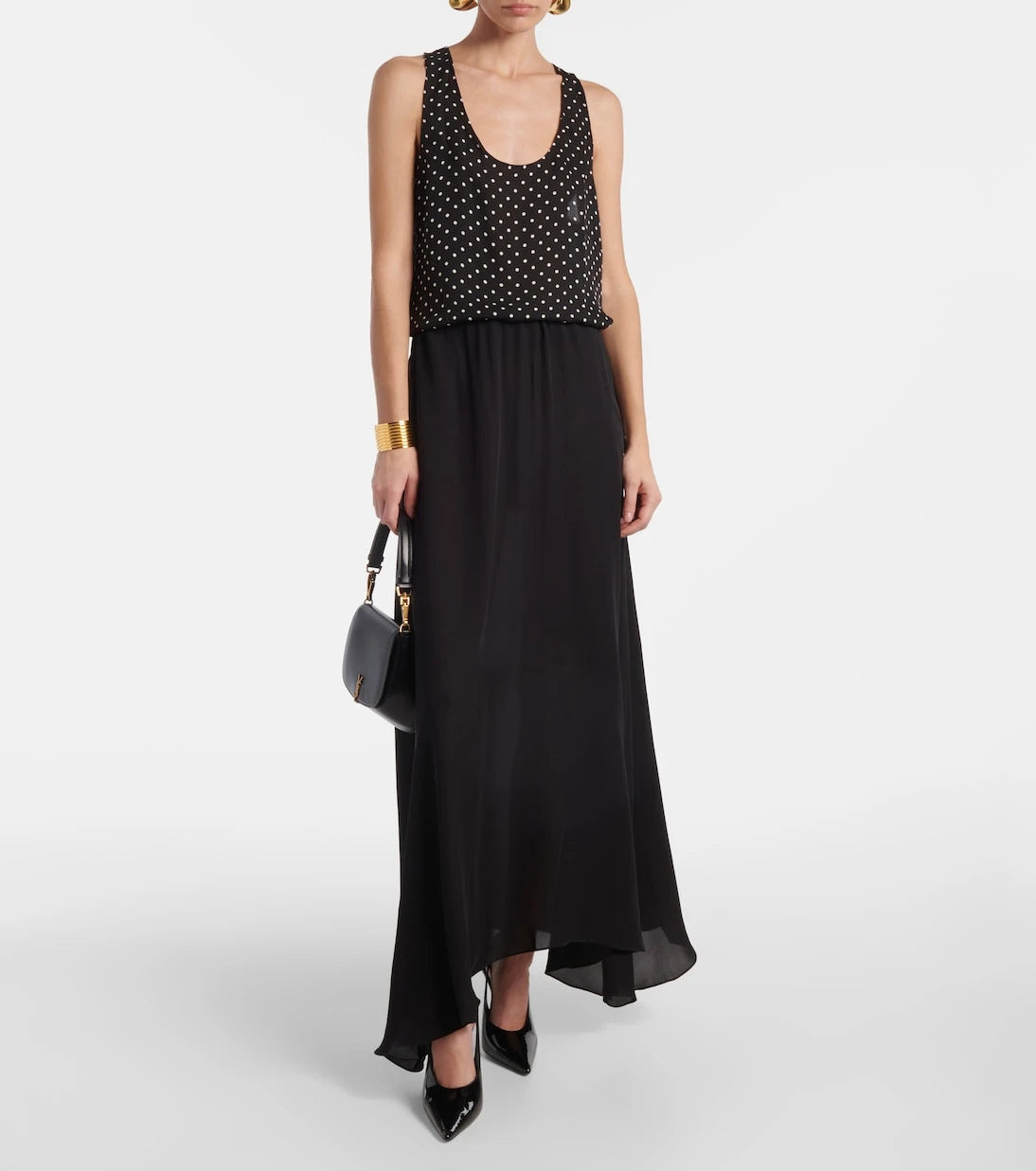 Wardrobe.NYC - Flared silk maxi skirt