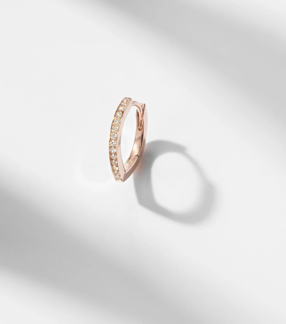 Repossi - Antifer 18kt rose gold single earring with diamonds