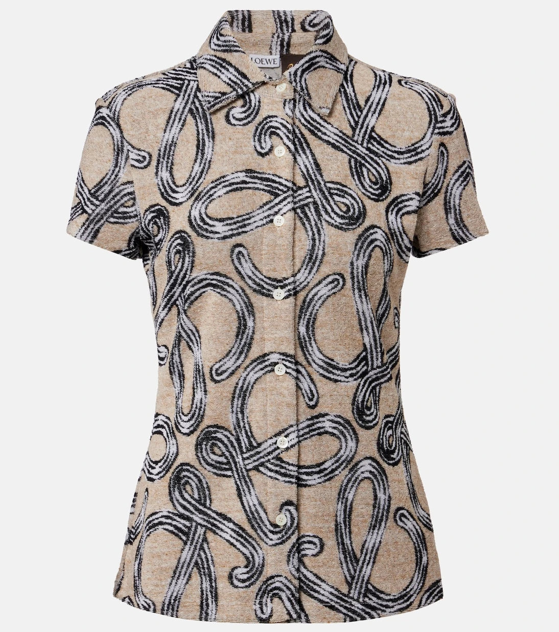 Loewe - Paula's Ibiza Anagram cotton-blend shirt