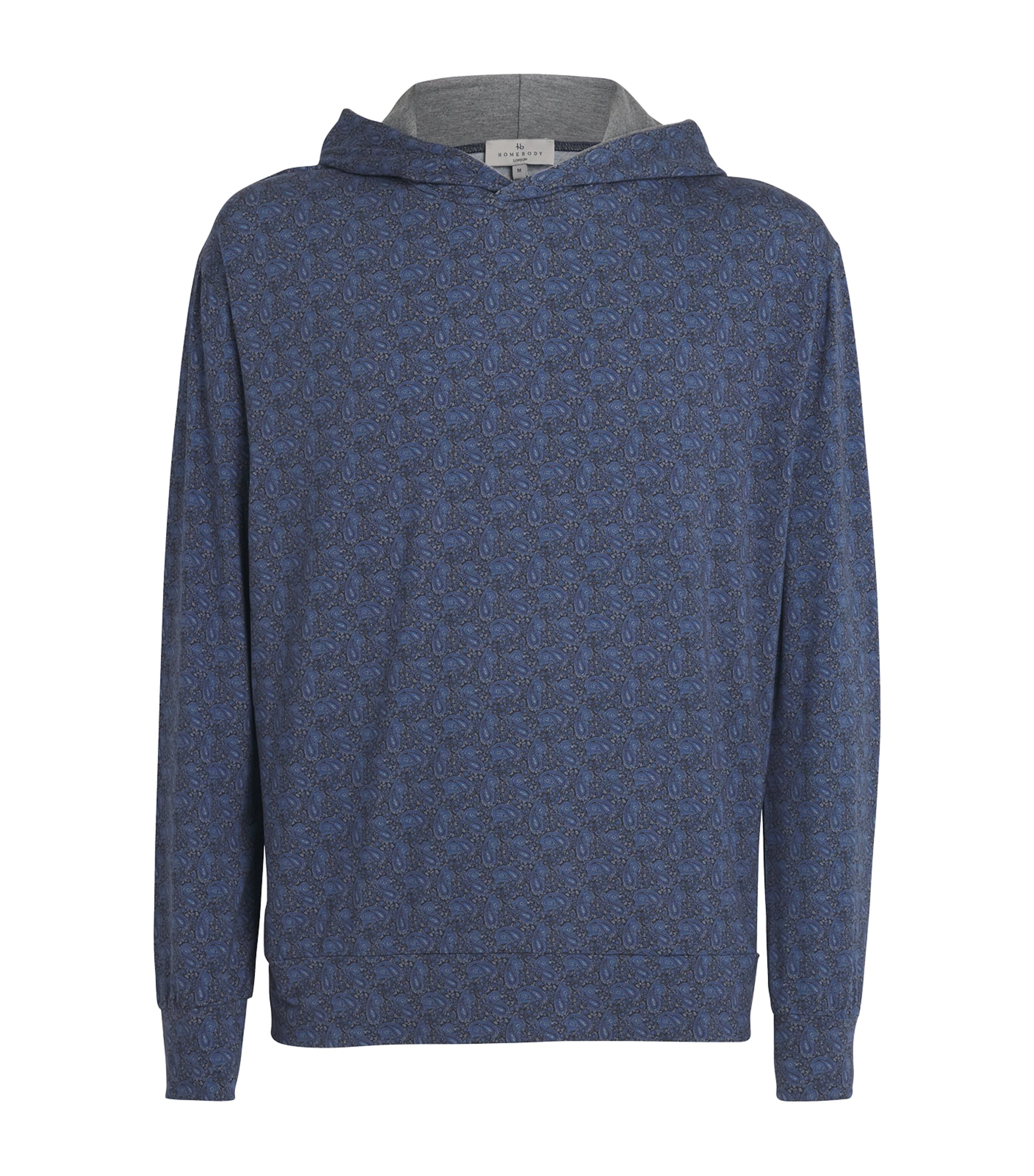 Modal Paisley Henry Hoodie