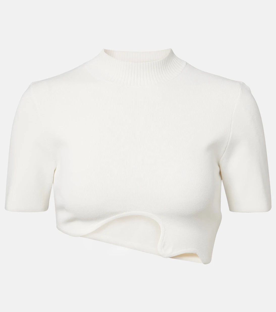 Christopher Esber - Maparadita asymmetric jersey crop top