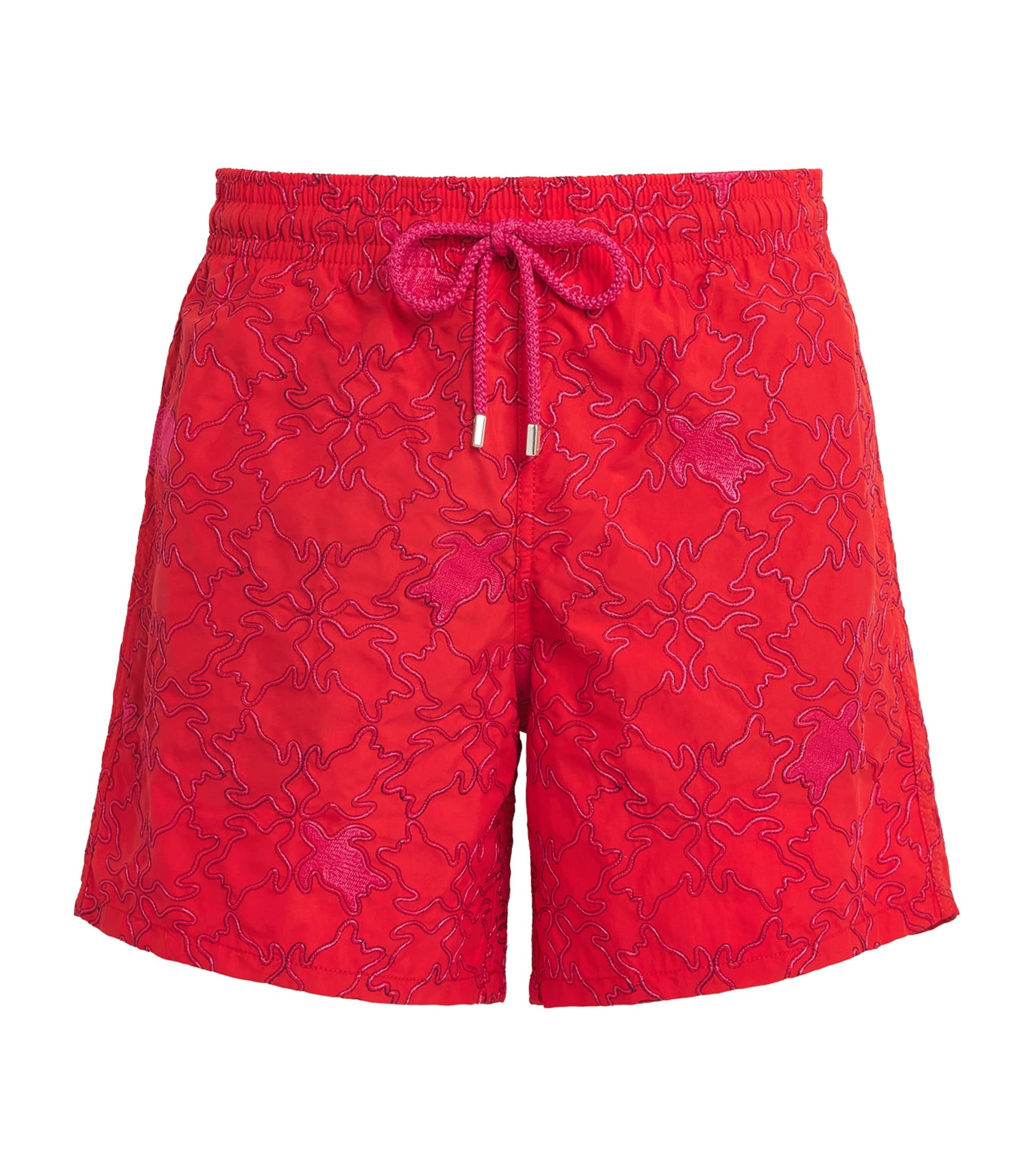 Embroidered Turtle Mistral Swim Shorts