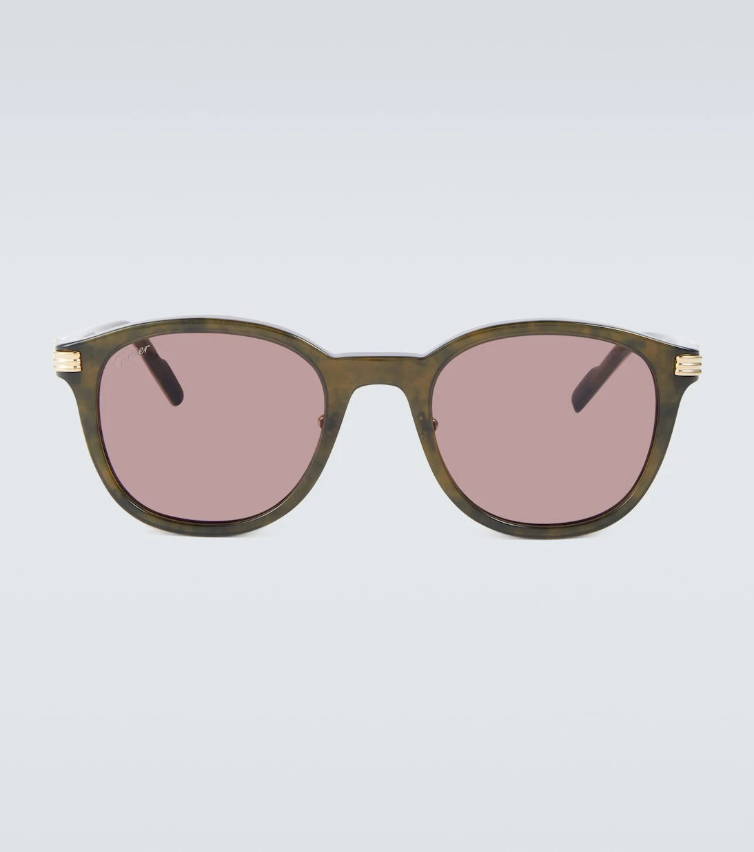 Cartier Eyewear Collection - Tortoiseshell aviator sunglasses