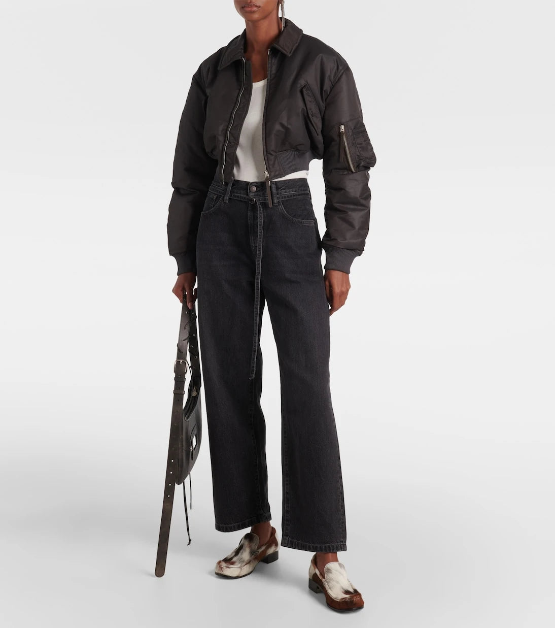 Acne Studios - Cropped bomber jacket