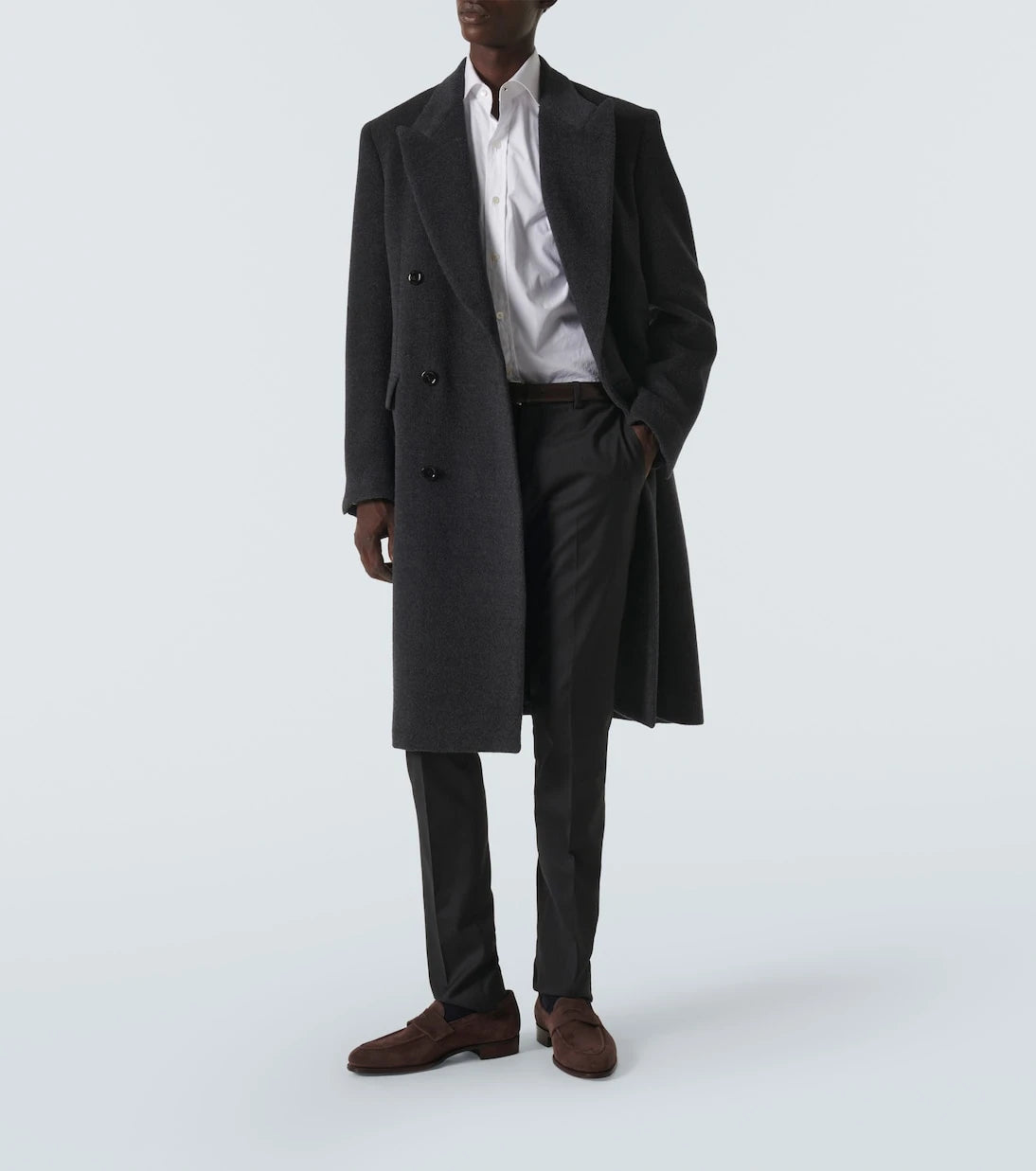 George Cleverley - Bradley II suede penny loafers