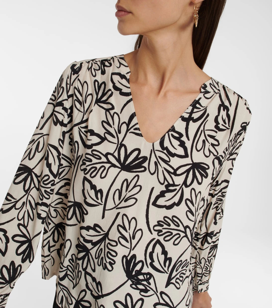 Velvet - Printed crêpe blouse