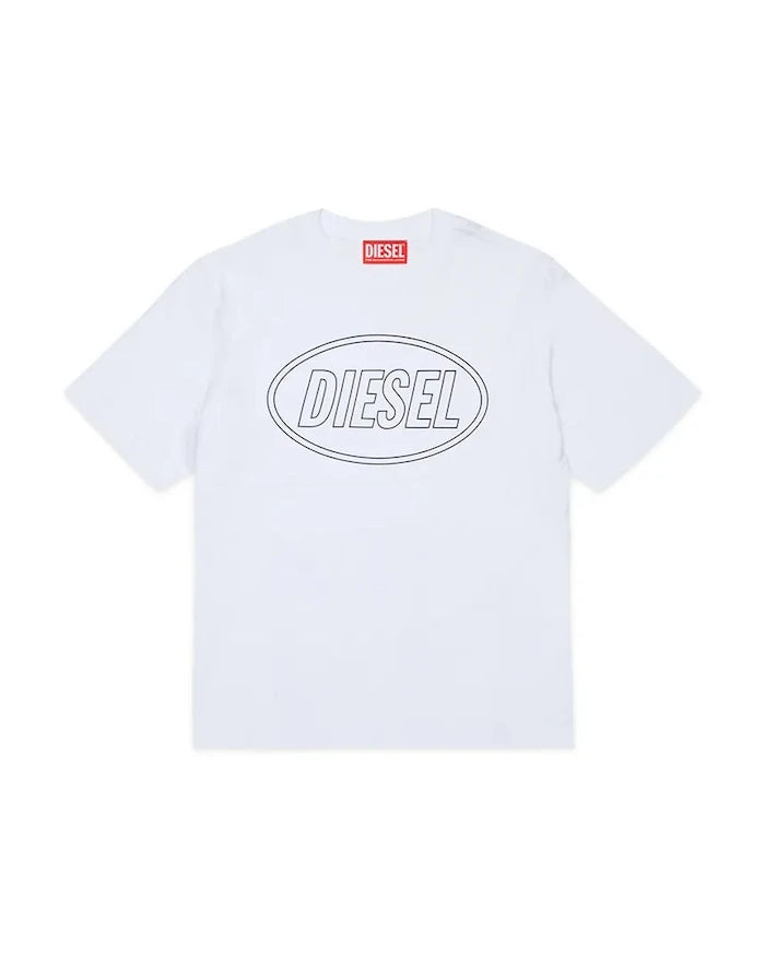Diesel TCIRCLE OVER T-SHIRT Çocuk Pamuklu Tişört