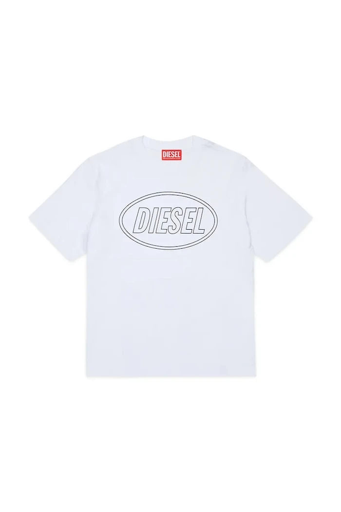 Diesel TCIRCLE OVER T-SHIRT Çocuk Pamuklu Tişört