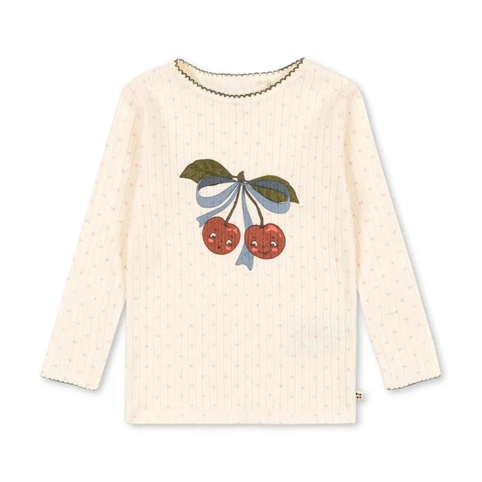 Konges Sløjd MINNIE BLOUSE GOTS Uzun Kollu Çocuk Bluz
