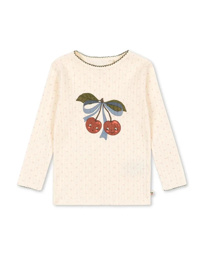 Konges Sløjd MINNIE BLOUSE GOTS Uzun Kollu Çocuk Bluz