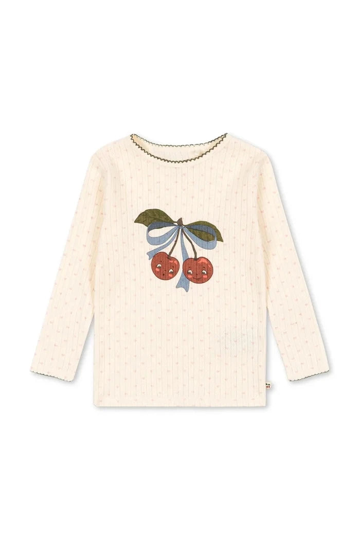 Konges Sløjd MINNIE BLOUSE GOTS Uzun Kollu Çocuk Bluz
