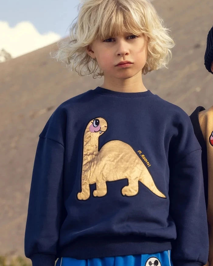 Детски памучен суичър Mini Rodini Dino