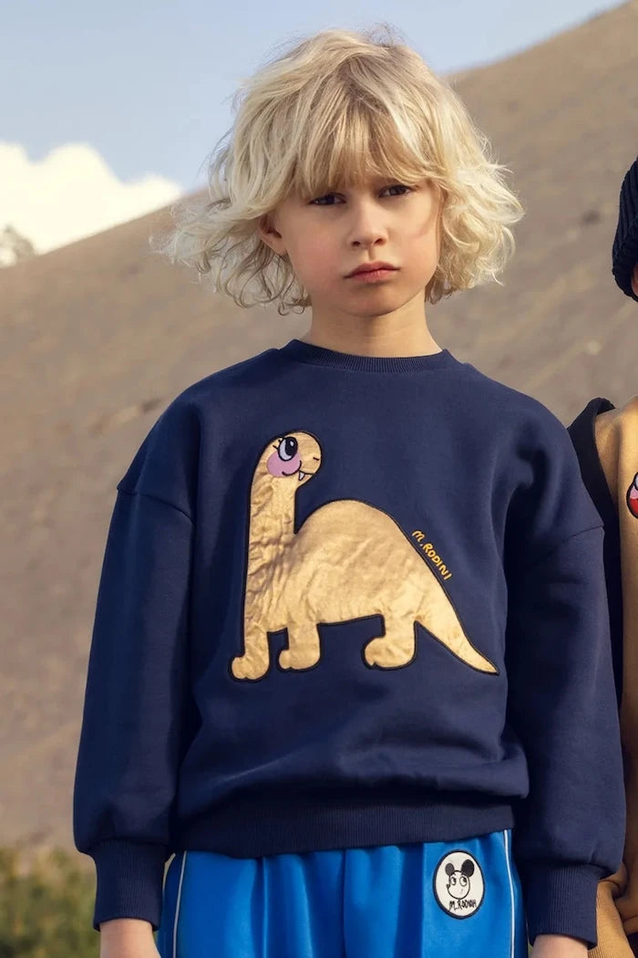 Детски памучен суичър Mini Rodini Dino