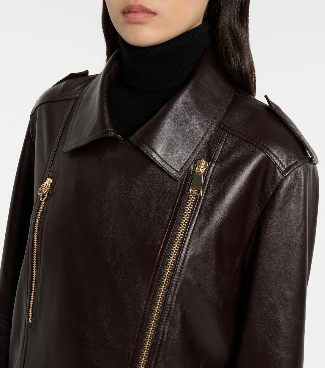Dorothee Schumacher - Sleek Statement leather biker jacket