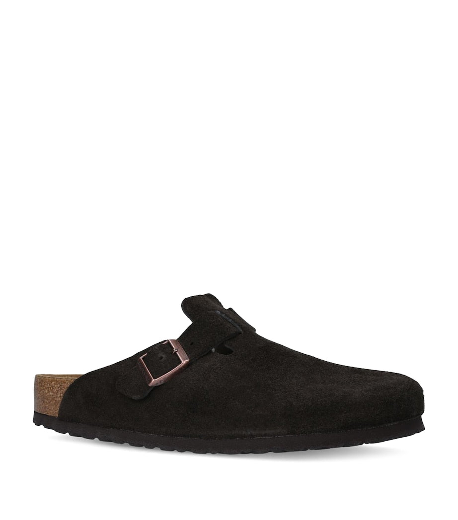 Birkenstock Suede Boston Clogs