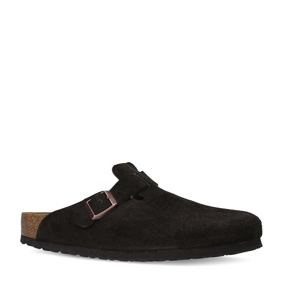 Birkenstock Suede Boston Clogs