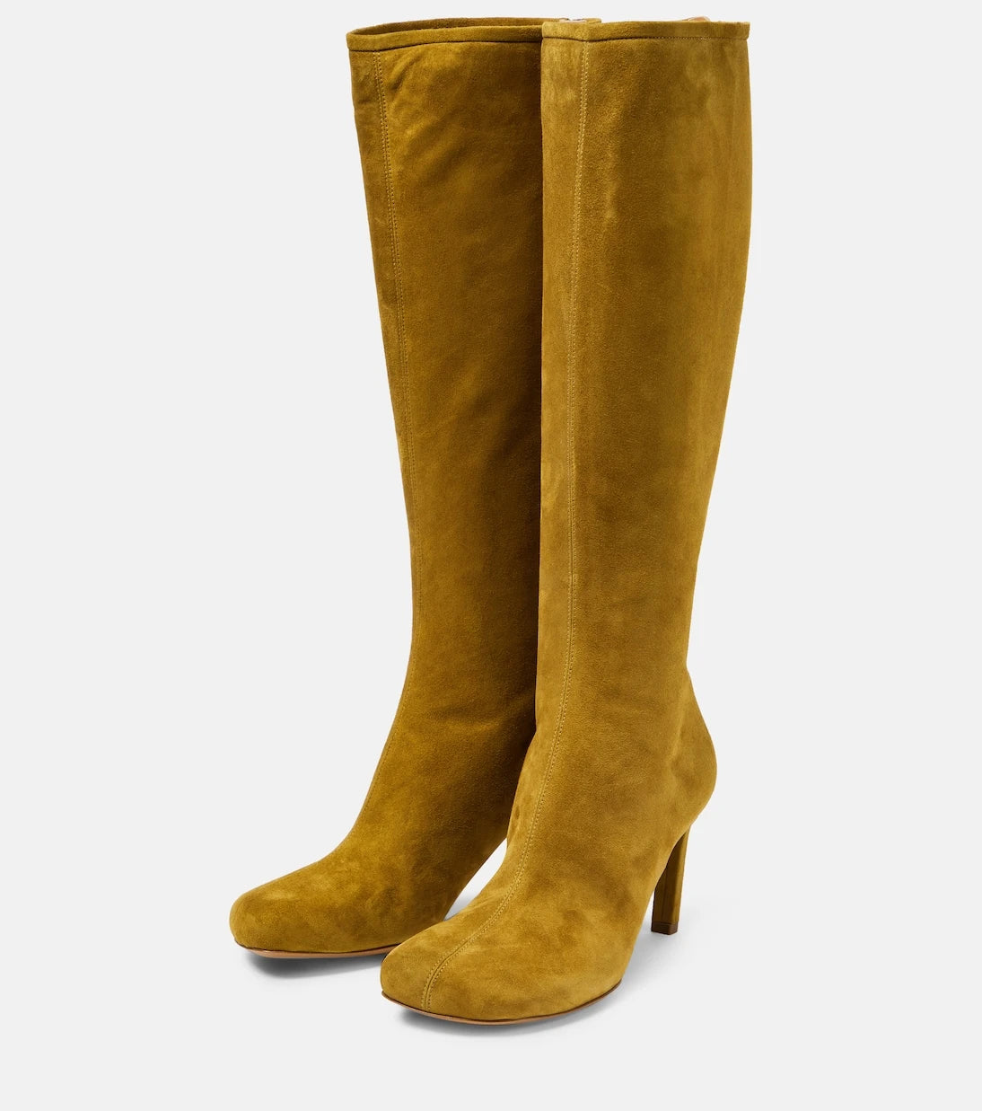 Dries Van Noten - Suede knee-high boots