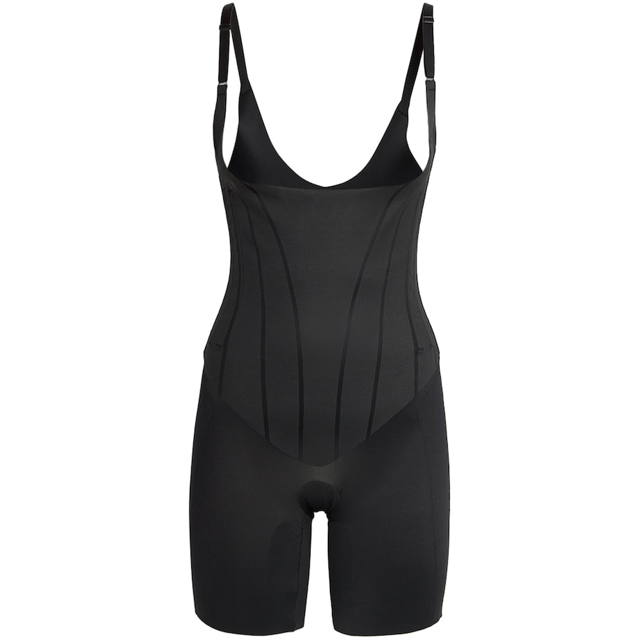 SPANXsupersculpt TotalContour Open-Bust Mid-Thigh Bodysuit