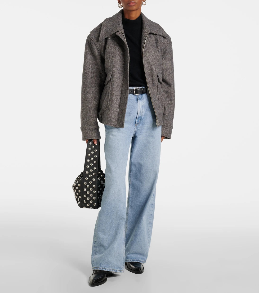 Agolde - Low Curve mid-rise wide-leg jeans