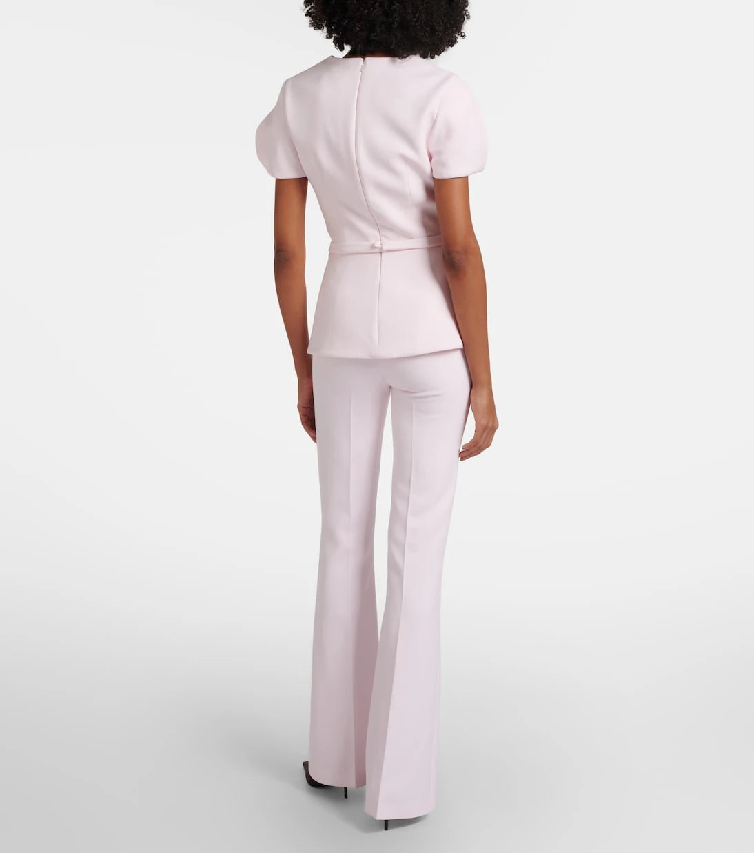 Safiyaa - Alexa high-rise crêpe flared pants