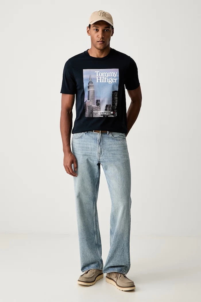 Tommy Hilfiger erkek pamuklu tişört