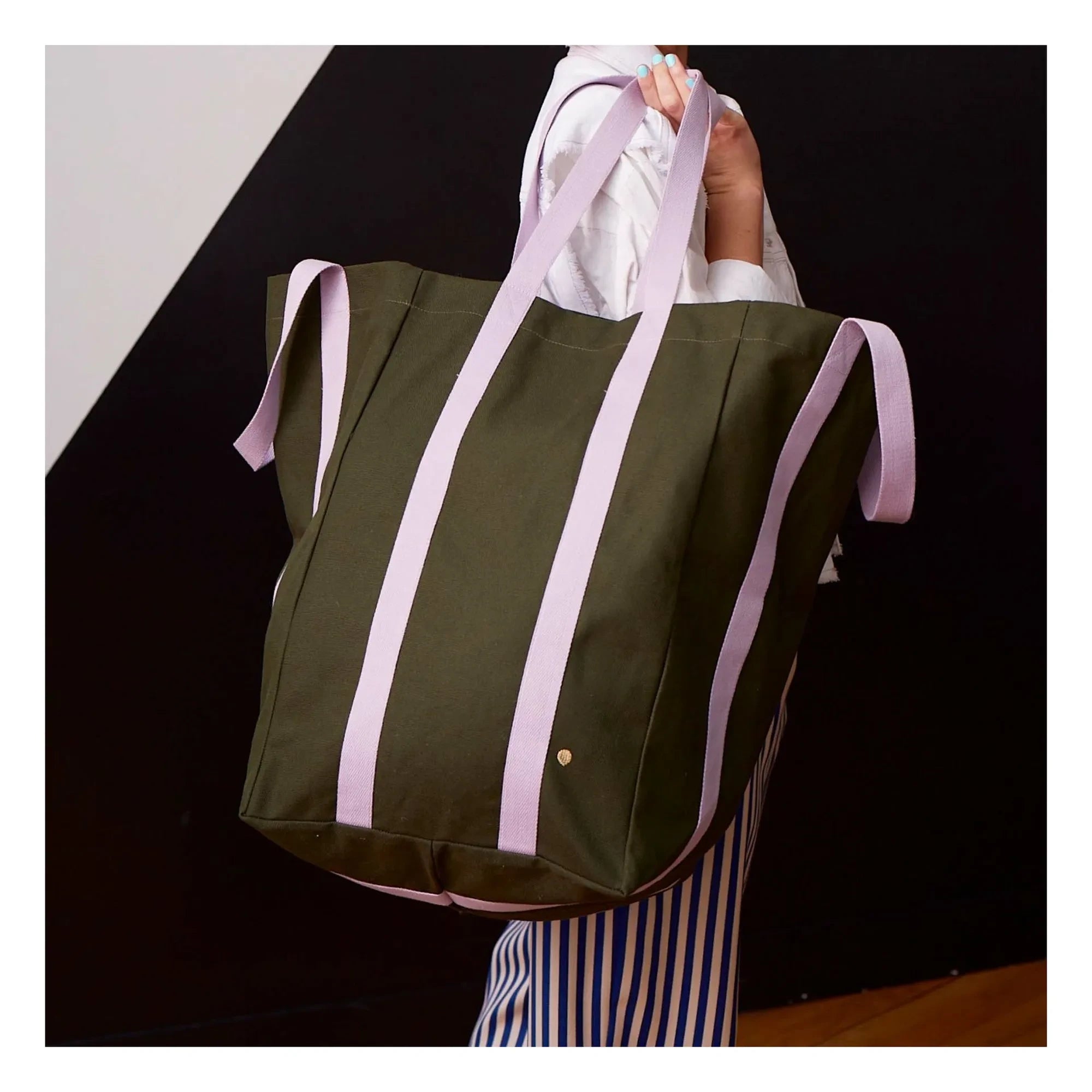 La cerise sur le gâteau - Maxi Poppins tote bag  | Dark green