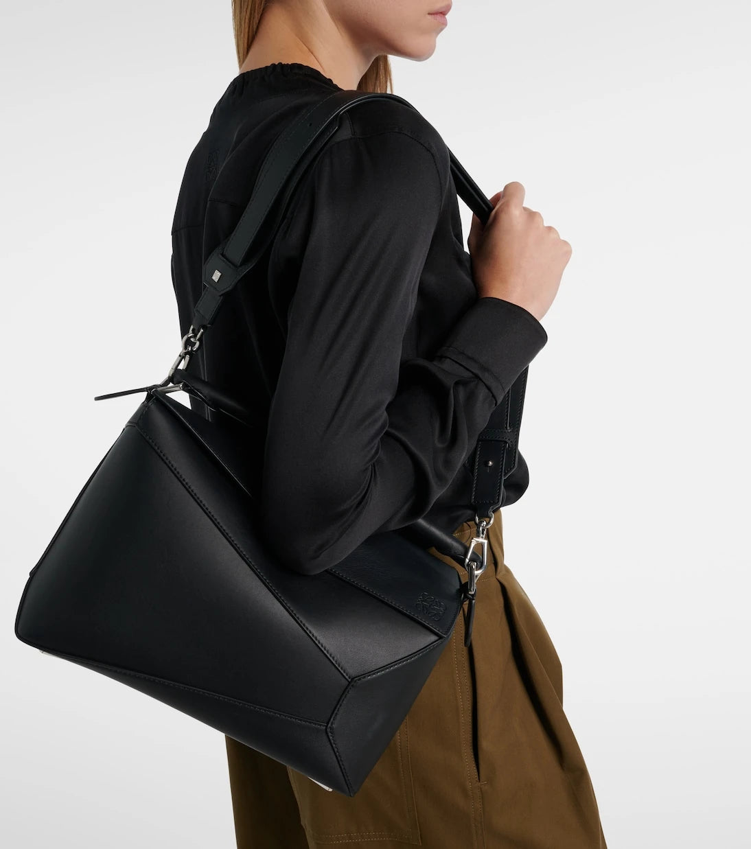 Loewe - Puzzle Edge Medium leather tote bag