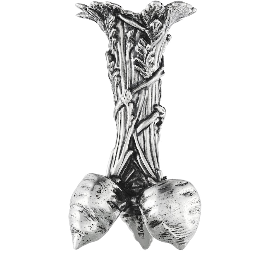 Christofle Silver-Plated Bunch Of Carrots Vase (10.5cm)