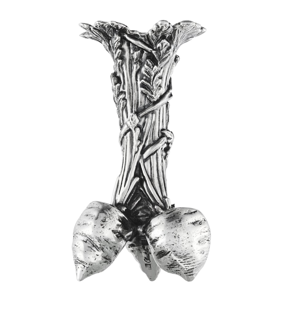 Christofle Silver-Plated Bunch Of Carrots Vase (10.5cm)