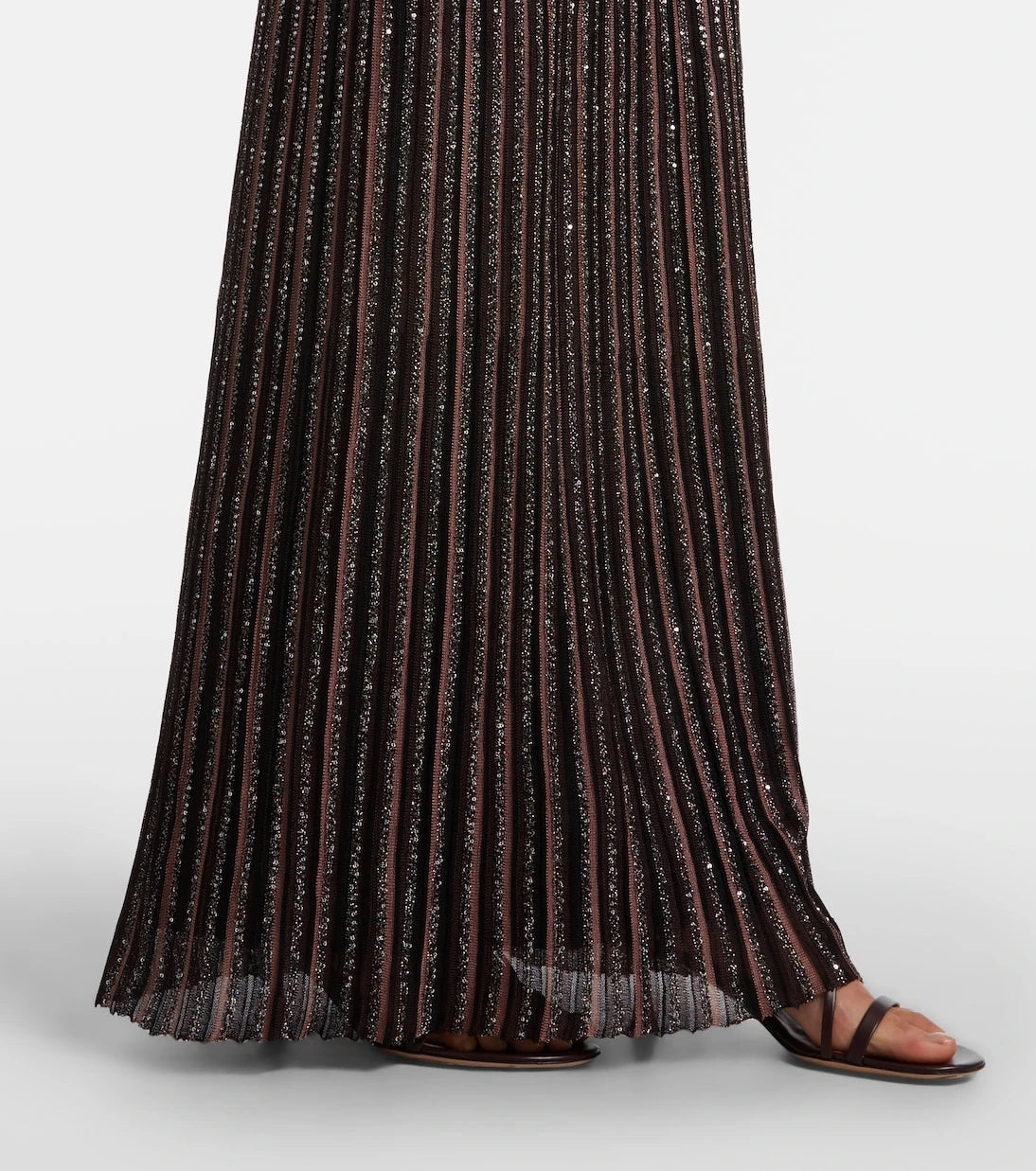 Missoni - تنورة ماكسي بترتر بنقشة متعرجة