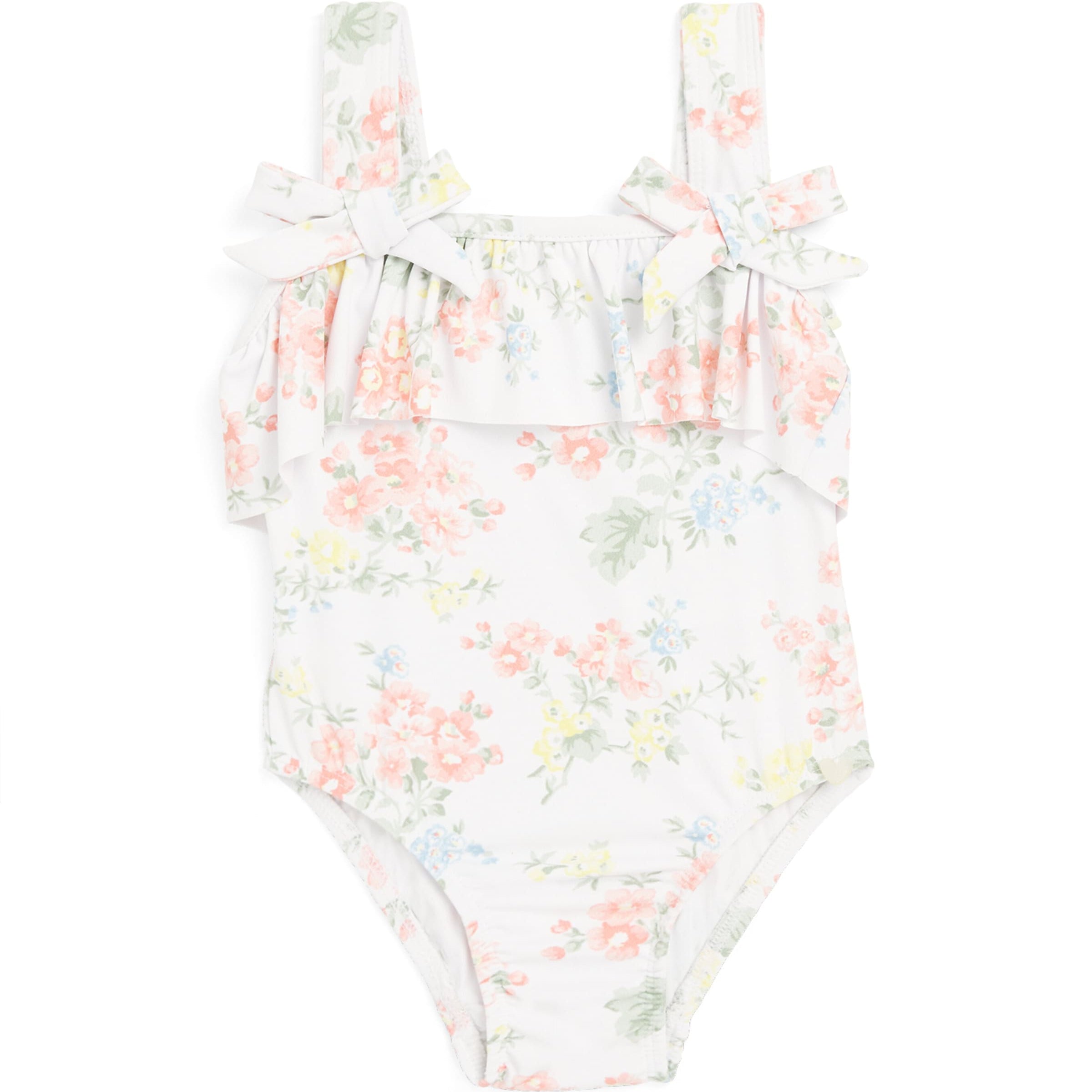 Ruffled Floral Swimsuit (3-36 Months)