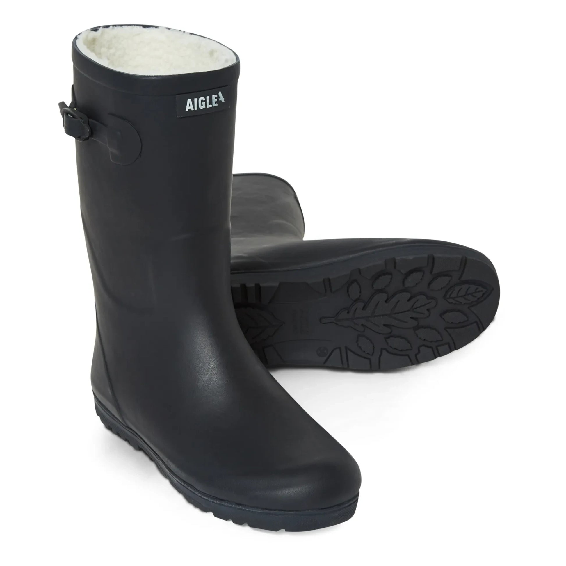 Aigle - Woody-Pop Filled Rain Boots | Navy blue