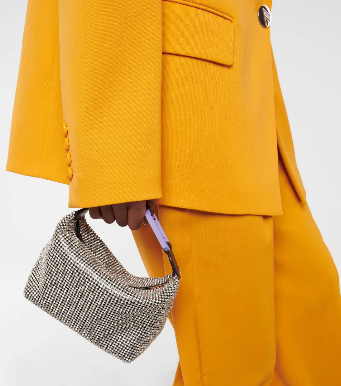 Eéra - Moonbag embellished mesh shoulder bag