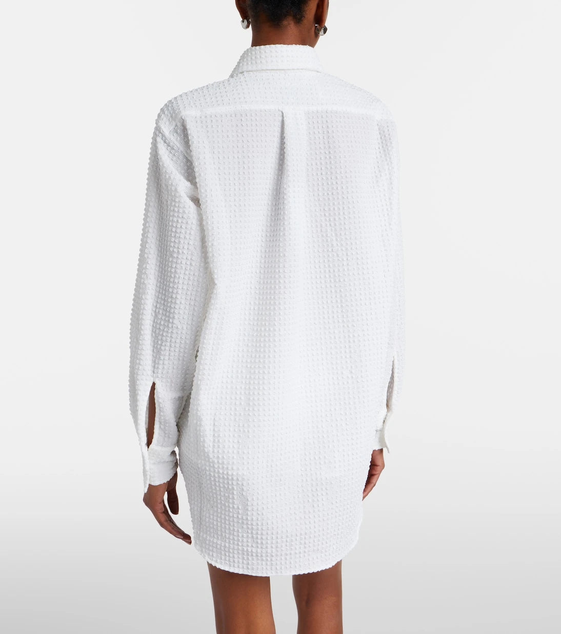 Hunza G - Resort oversized seersucker shirt