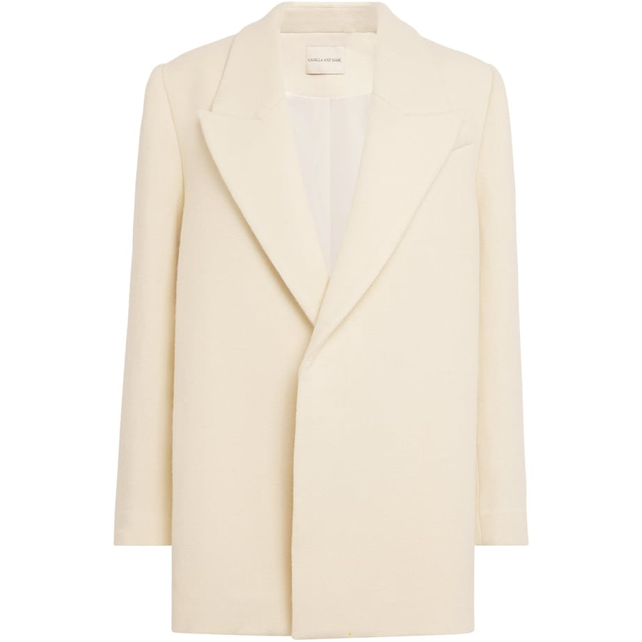 White Wool Atrium Coat