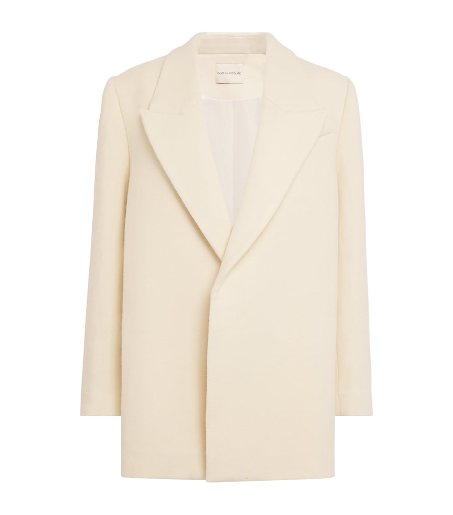 White Wool Atrium Coat